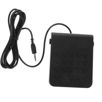 Compact Sustain Pedal with Angled Plug Slim Keyboard Sustain Pedal Non-Slip Foot Switch with Cable Wired for Keyboardists, Pianists, Home Practice, Stage, Studio