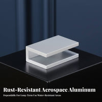Adjustable Glass Clamp Rustresistant Rectangular Glass Clamp Easy Installation
