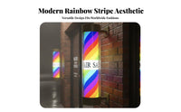 Rotating Barber Pole Light Super Bright LED Rainbow Barber Pole High Brightness Rotating Hair Salon Sign for Barbers, Outdoor, Storefront