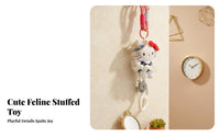 Soft Doll Car Hook Great Gift Cute Cat Vehicle Bag Holder Portable Purse Hanger for Drivers, Parents, Commuting, Daily Commute, Road Trips