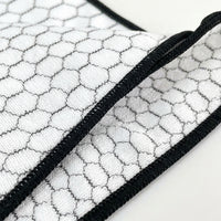 Geometric Pattern Microfibre Cloth, High Absorbency Dish Cloths for Kitchen and Glass, Lint-Resistant and Washable Microfiber Cleaning Tool