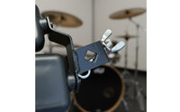 Black Finish Double Cowbell Long Service Life Cowbell Block Crisp Sound Plastic Jam Block Mounted Design for Children, Kindergarten, Early Learning