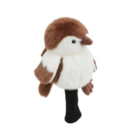 Soft Golf Club Cover with Cartoon Bird Knitted Course Wood Headcover Padded Course Wood Cover Shielding for Adults