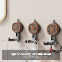 Suction Cup Hook Strong Load Bearing Vacuum Rotating Hook Traceless Removal Wall Hanger for Homeowners, Students, Behind Door, Entryway, Living Room