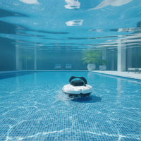 Robotic Pool Cleaner Wireless Cordless Pool Cleaner Compact Slimline