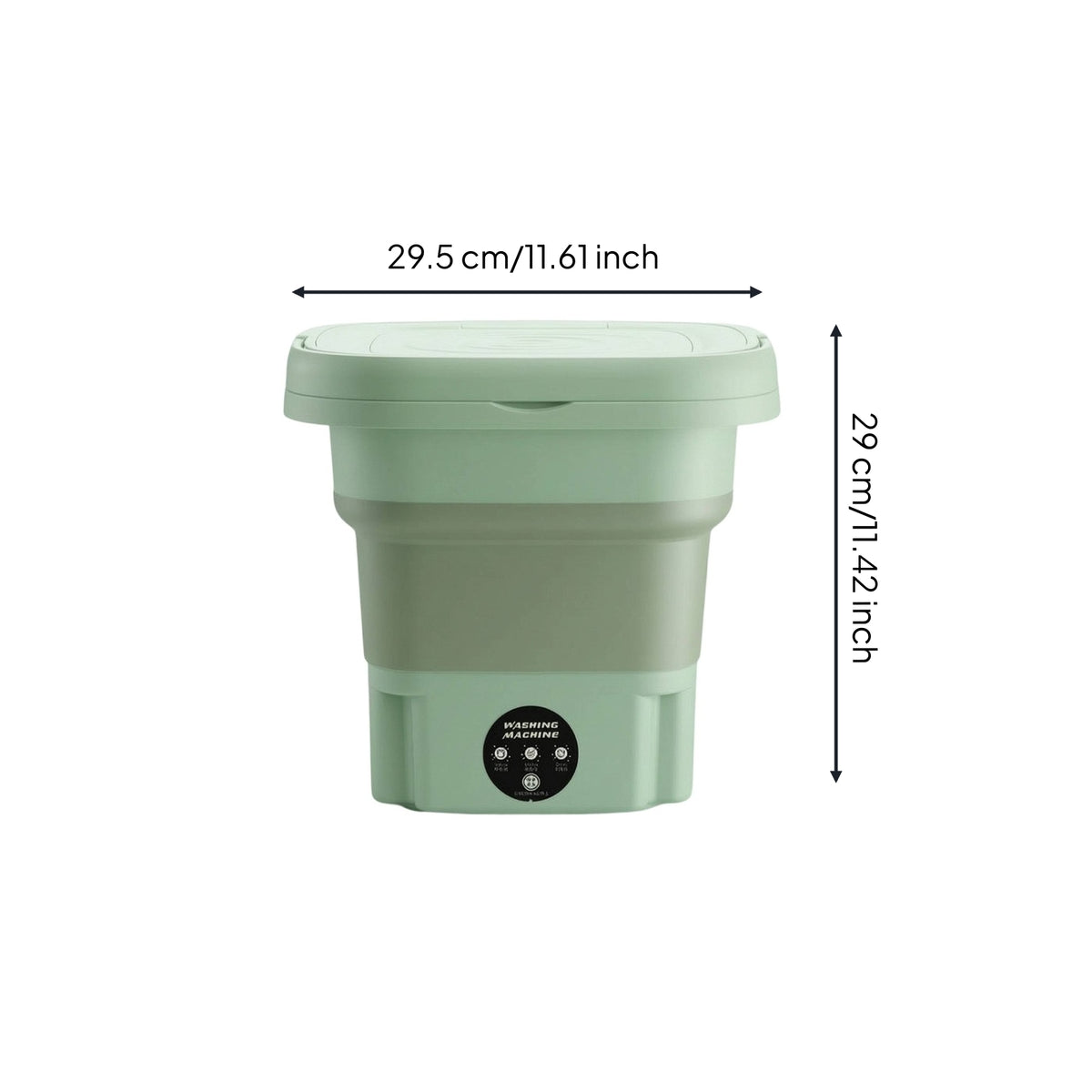 Foldable Washing Machine Small Mini Washing Machine Portable Washer Water-Resistant for Travelers, Travel, Dorm Rooms