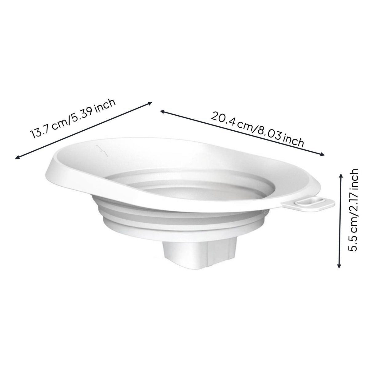 Ice Cream Maker Funnel Space-Saving Pour-Guard Pouring Guard Easy To Clean Kitchen Gadget for Home Bar
