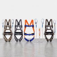 Full Body Safety Harness with Double Hooks and Buffer for High-Altitude Work