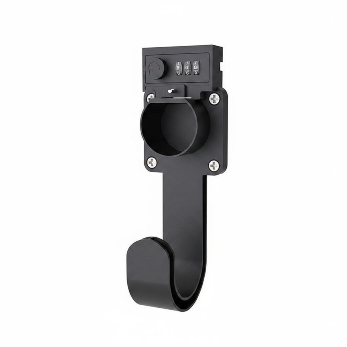 Lockable Charging Plug Wall Mount Space Saving Electric Car Charger Holder Easy Installation for Garage, Parking Area