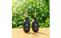 Insertable Wireless Guitar Transmitter and Receiver Compact Electric Guitar Wireless System Rechargeable Long Range for Guitarists