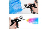 Spray Pen Holder Threaded Metal Connector Airbrush Holder Spray Pen Stand Plastic Tool Rest Cutout Openings