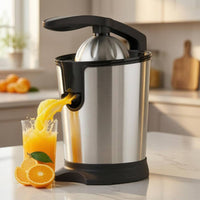 Electric Citrus Juicer Front Outlet Orange Juice Machine Countertop Appliance Compact