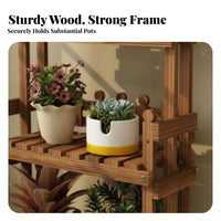 Indoor & Outdoor Use Multi-Tier plant Ladder Freestanding three-tier Ladder upright-areasaving Plant Stand Sturdy long-lasting for Gardeners, Apartment Dwellers, homeowners, Balcony, Living Room, Patio, Bedroom