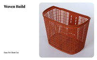 Large Capacity Front Cycle Basket Long-Lasting Front Handlebar Storage Basket Multi-Functional for Commuting