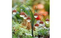 9 Pieces Miniature Design Bonsai Hanging Decoration Woodland Acorn Charm Acorn Ornament for Plant Pot