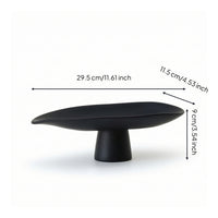 Tray with Pedestal Natural Sculptural Tray Elegant for Coffee Table
