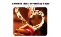 light-emitting diode line Lightss contact-friendlyuch-friendly tiny light-emitting diode Wire Lights Warm radiance for Party, Patio