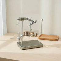 Fly Tying Bench Vise Translucent Backing Board Rotary Fly Tying Vise Metal Body Clamp Stand