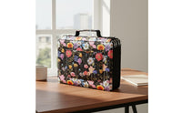 384 Slot Pencil Holder Individual Elastic Slots Large Capacity Pencil Organizer Floral Print Pen Case for Students, Artists, Travel