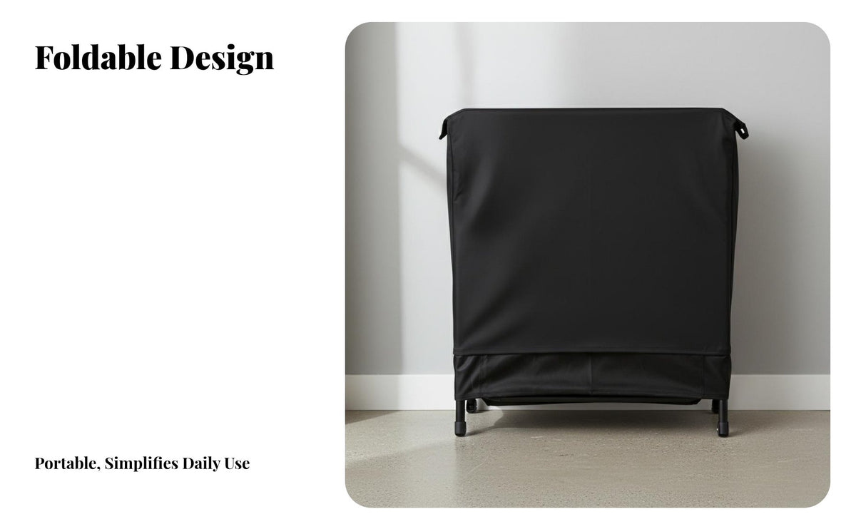 Folding Bed Dust Cover Dustproof Folding Bed Storage Cover Easy to Clean Foldable Cot Storage Bag for Caregivers, Homeowners, Hospital, Home, Basement