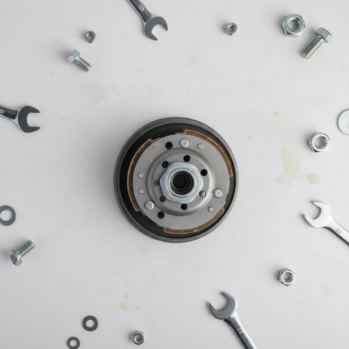 GY6 Driven Pulley Assembly Stable Performance GY6 Rear Coupling Assembly Motorcycle Part Accurately Engineered Engine Component
