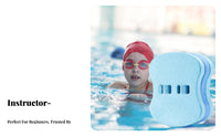 Ultra Buoyant A-Shape Kickboard Long-Lasting Learn to Swim Buoyancy Aid Board Non-Slip Grip for Children, Beginners, Water Park, Lake, Beach