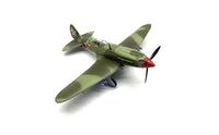 1:72 Scale MiG-3 Model Finished Fighter Aircraft Model with Stand Toy for Collectors, History Enthusiasts, Desk Display, Office, Shelf