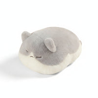 Cat Soft Pillow Sleeping Face Cute Cat Stuffed Pillow Soft Cushion Loaf-Shaped Fuzzy