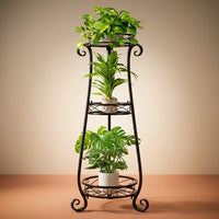 Plant Stand for Indoor Plant Display in Living Room, 3 Tier Heavy Duty Outdoor Metal Rack, Anti-Rust Plant Pot Stand Indoor, Easy Disassembly