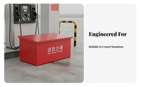 Firefighting Sand Container Heavy Duty Fire Sand Box Multipurpose Equipment for Gas Station Workers, Ship Crew, Ships, Factories, Warehouses