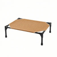 Indoor Raised Pet Bed Low-Height Elevated Dog Bed Breathable Pet Cot with Iron Frame Sturdy for Dogs, Cats, Young Dogs, Living Room, Bedroom
