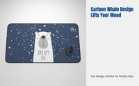 Car Rear Windshield Cartoon Sunshade Curtain, Double Layer, Heat Insulation, Suction Cup