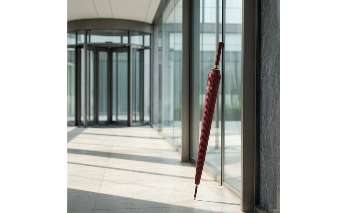 Windproof Long-Handled Umbrella Heavy Duty Straight Shaft Umbrella Large Classic for Commuters, Businesses, Commuting, Events, Promotions