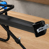 Cycle Rear Rack Disc Brake Compatible Rear Cargo Rack Rapid-Detach for Commuting
