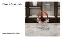 Bangle Display Stand Stable Base Acrylic Bracelet Display Stand Transparent Bangle Rack Elegant & Modern Look for Photographers