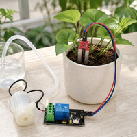 5V Relay Electronics Kit, DIY Ground Dampness Detection Watering Experiment