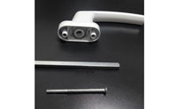 Non-Locking Plastic Steel Door Handle for Patio