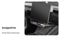Custom Fit Under-Screen Storage Box Keeps Things Organized Behind-Screen Storage Box Easy Installation Car Interior Organizer Hidable Design for Electric Vehicle Owners, Model Y Vehicle Drivers, Commuters, Daily Commute, Road Trips, Dashboard