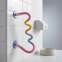 Bird Perch with Suction Cups Rainbow Window Bird Perch for Parrots