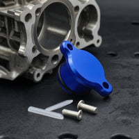 Oil Injection Block-off Plug 6061 Aluminum Oil Pump Delete Plug Lightweight Compact for Motorcycle Mechanics