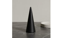 Black Wooden Rings Stand Elegant Cone Rings Holder Versatile Retail Supply for Photographers
