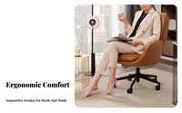 Modern design Highrear Managerial Chair 360-Degree rotate Office Furniture Thickly Padded pad Workplace Seating Ergonomic Design for Managerials, Remote Workers, Students, Workstation, Study Room
