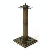 Metal Billiard Cue Floor Rack 8-Hole Pool Cue Floor Stand Square Base Pool Stick Holder Stand Tall