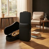Shielded Alto Saxophone Case Portable Alto Sax Case Padded Saxophone Gig Bag Lightweight for Saxophonists, Musicians, Students, Gigs, Travel, Rehearsals