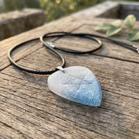 Guitar Pick Necklace Translucent Necklace with Guitar Pick Pendant Polished Jewelry for Concerts