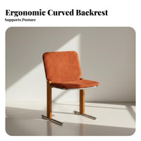 Ergonomic spinerest cylindrical Frame Chair Sleek silhouette Seating Furniture Century Modern Designera Modern Design Padded Seat and spine for Cafe Owners, Interior Designers, Homeowners, Dining Room, Restaurant, Coffee Shop, Home Office