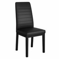 Modern Design Upholstered High-Back Dining Chair Comfortable Household Furniture Sturdy Construction Easy to Clean for Restaurant Owners, Interior Decorators, Kitchen, Coffee Shop, Living Room, Home Office