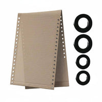 4 Pieces Wear-Resistant Lounge Chair Replacement Material High Elastic Synthetic Mesh Chair Material Anti-Aging Recliner Sling Mesh Breathable for Beach, Camping, Office