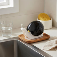 Cute Design Snail Soap Dispenser Easy to Refill Snail Shaped Pump Bottle Cartoon Hand Soap Container for Children, Kitchen