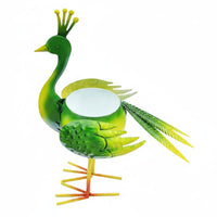 Outdoor Use Metal Peacock Statue Handmade Peacock Statue Rustic Look for Balcony, Patio